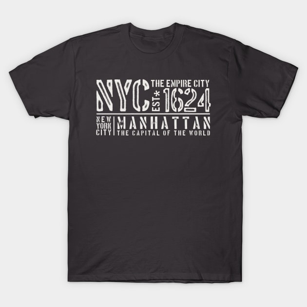 New York City T-Shirt by Designkix